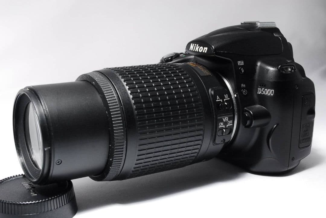 ♥初心者安心♥Nikon D5000♥AF-S標準＋望遠Wレンズ 手ブレ補正
