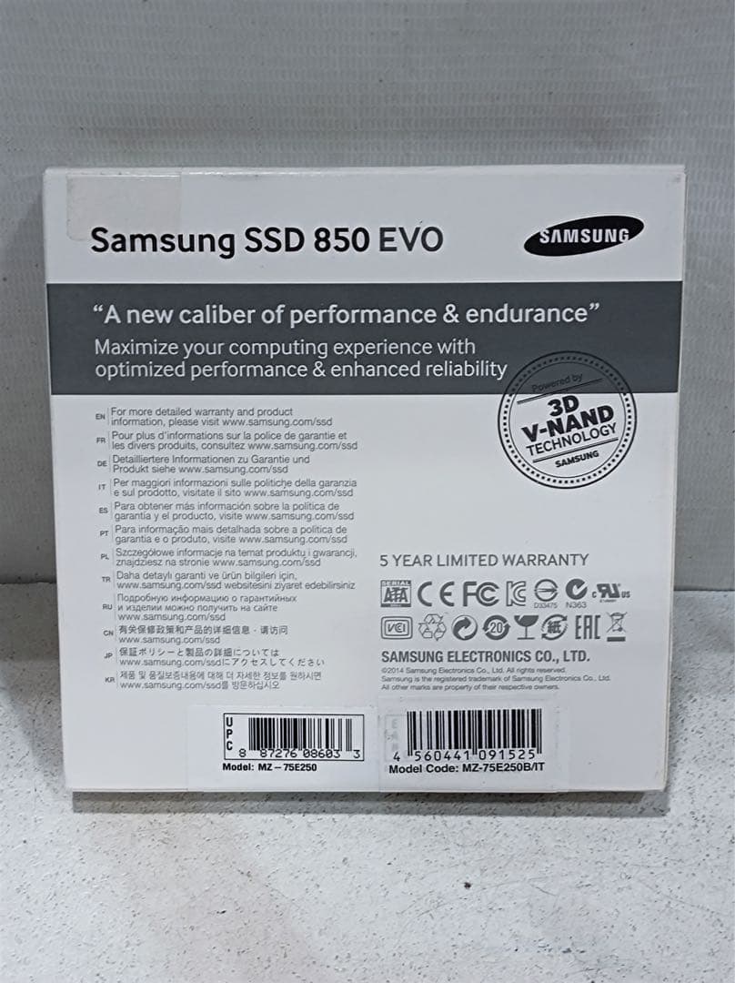 八7038【新品未開封】 Samsung SSD 850 EVO