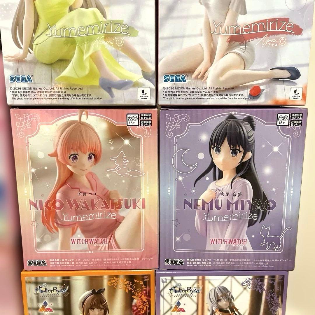 美少女フィギュア　まとめ売り　9点　桜ミク　喜多川海夢　応援　ブルーアーカイブ