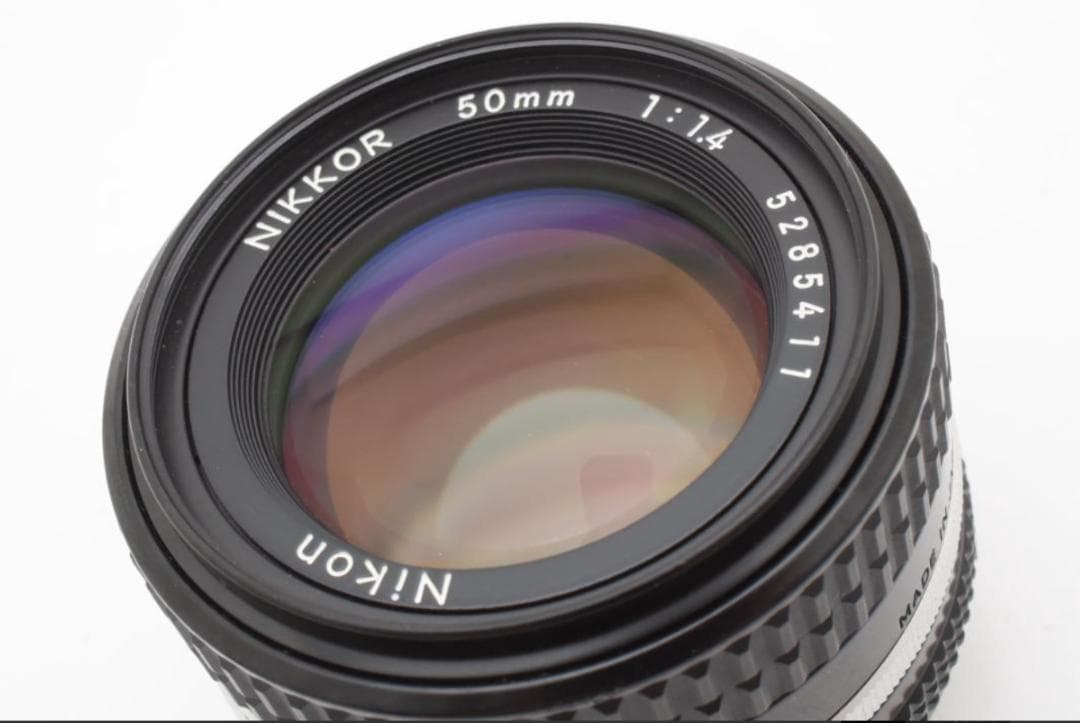 ア*ワ様 【美品】Nikon Ai-s 50mm f/1.4 単焦点 レンズ ニ