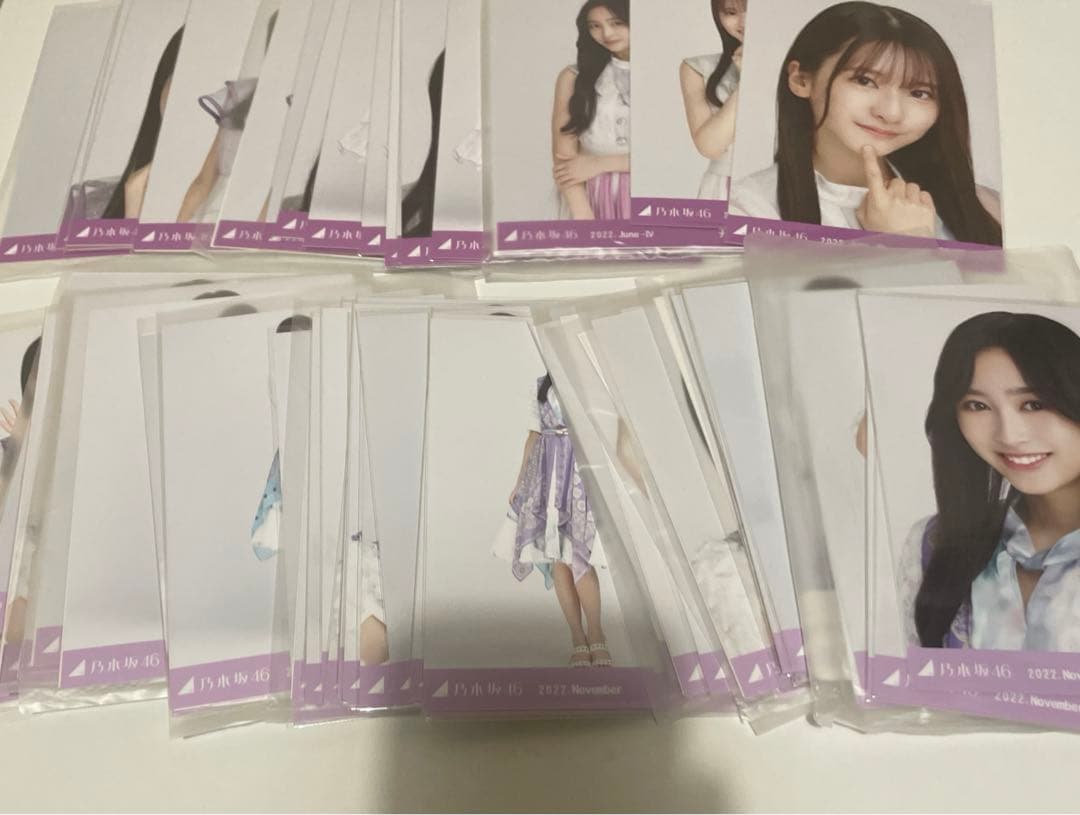 乃木坂46 生写真　5期生　池田瑛紗　菅原咲月　井上和　中西アルノ