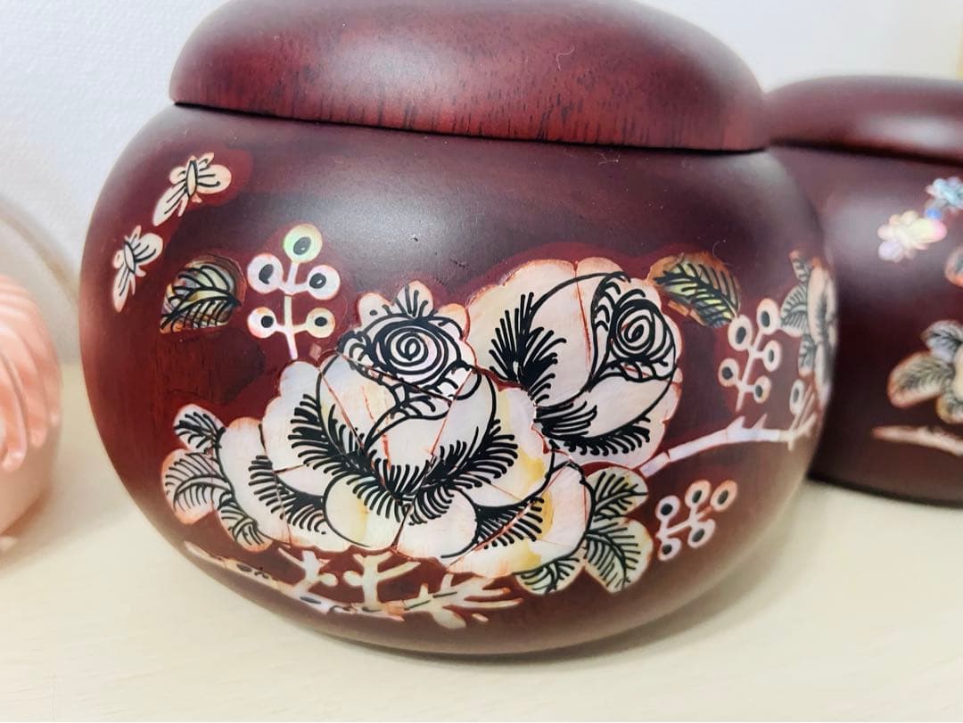 古董品 碁石箱