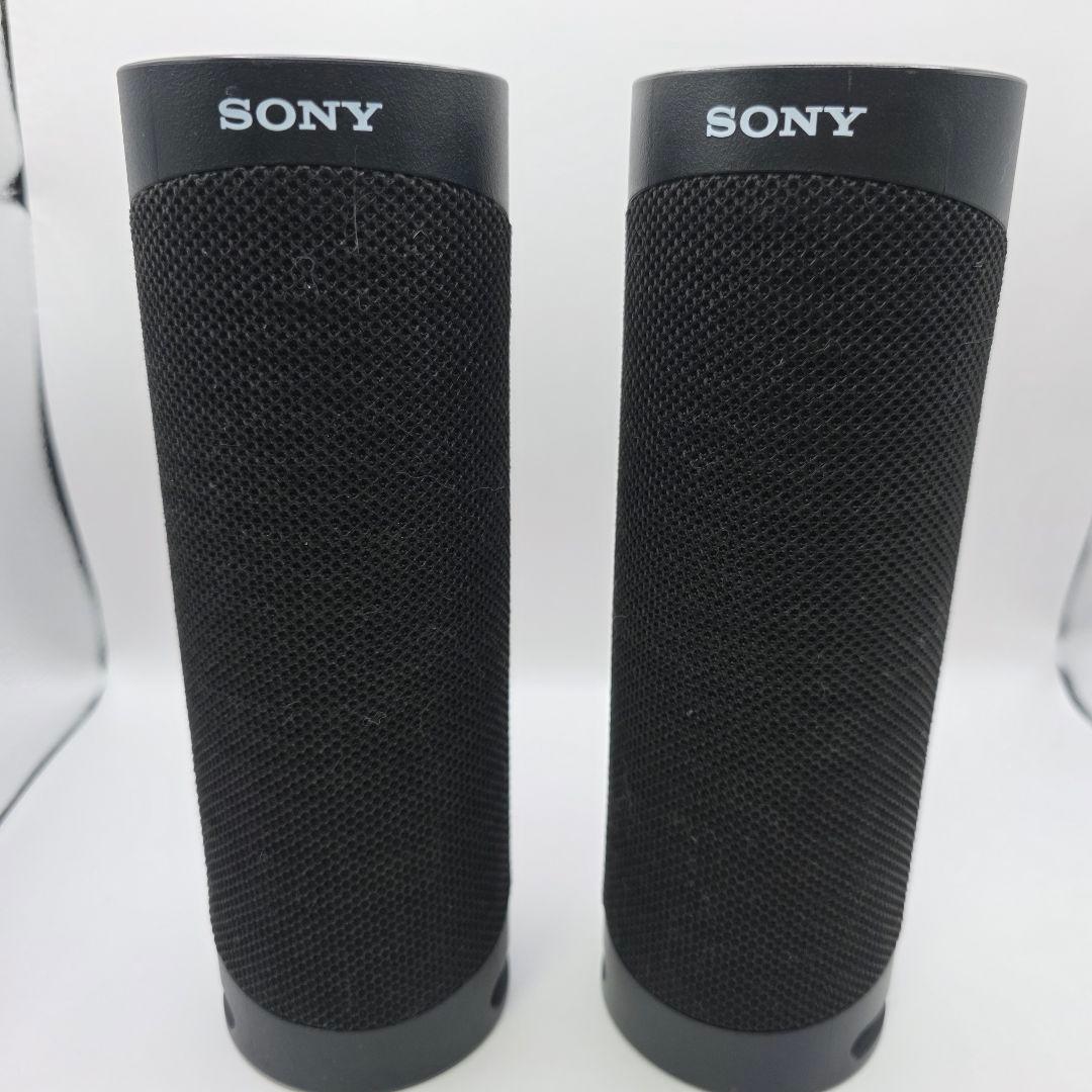 SONY SRS-XB23ワイヤレスポータブルスピーカー ブラック　2本セット
