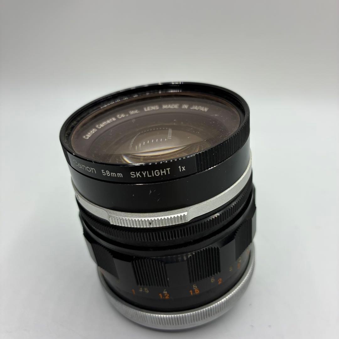 Canon FL 58mm f/1.2 レンズ