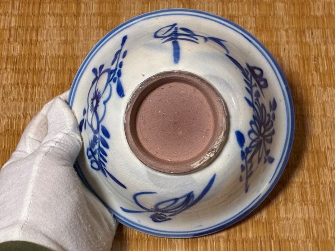 ペルシャ鉢 イスラム古陶 ペルシャ陶器 波斯 古染付 魚紋 皿