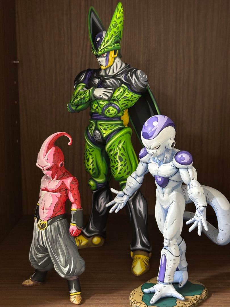 ドラゴンボール　フリーザ　セル　ブウ　リペイント　3体セット