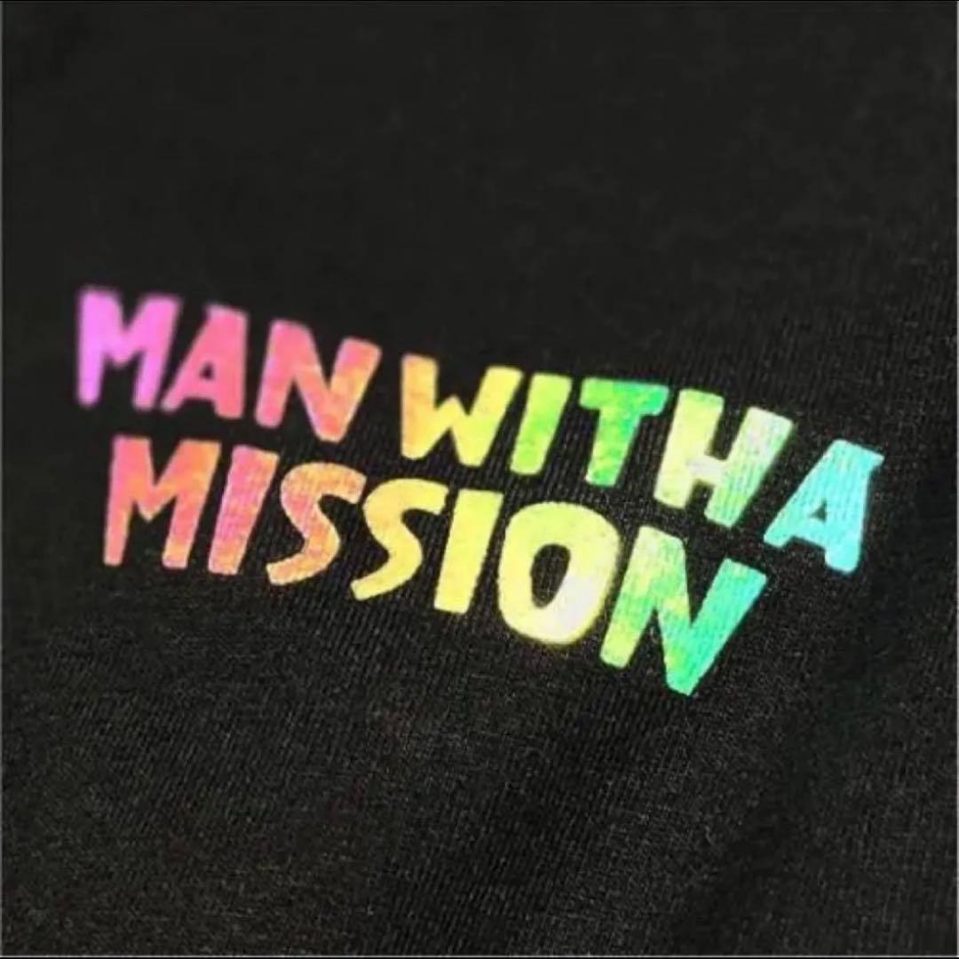 ★マンウィズ　MAN WITH A MISSION ロンT 黒　Ｌ