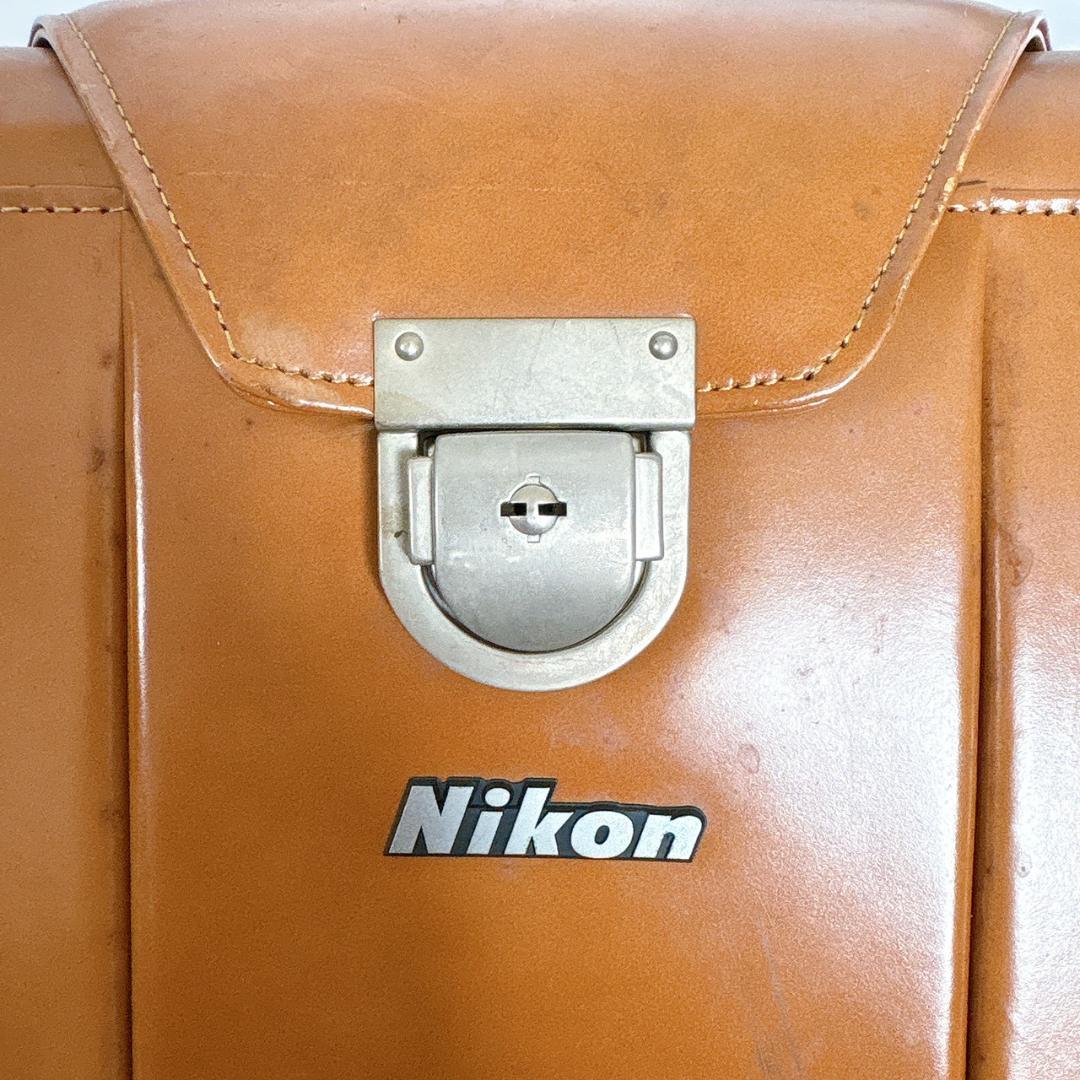 【希少】Nikon ニコン レザー カメラケース カメラバッグ ブラウン