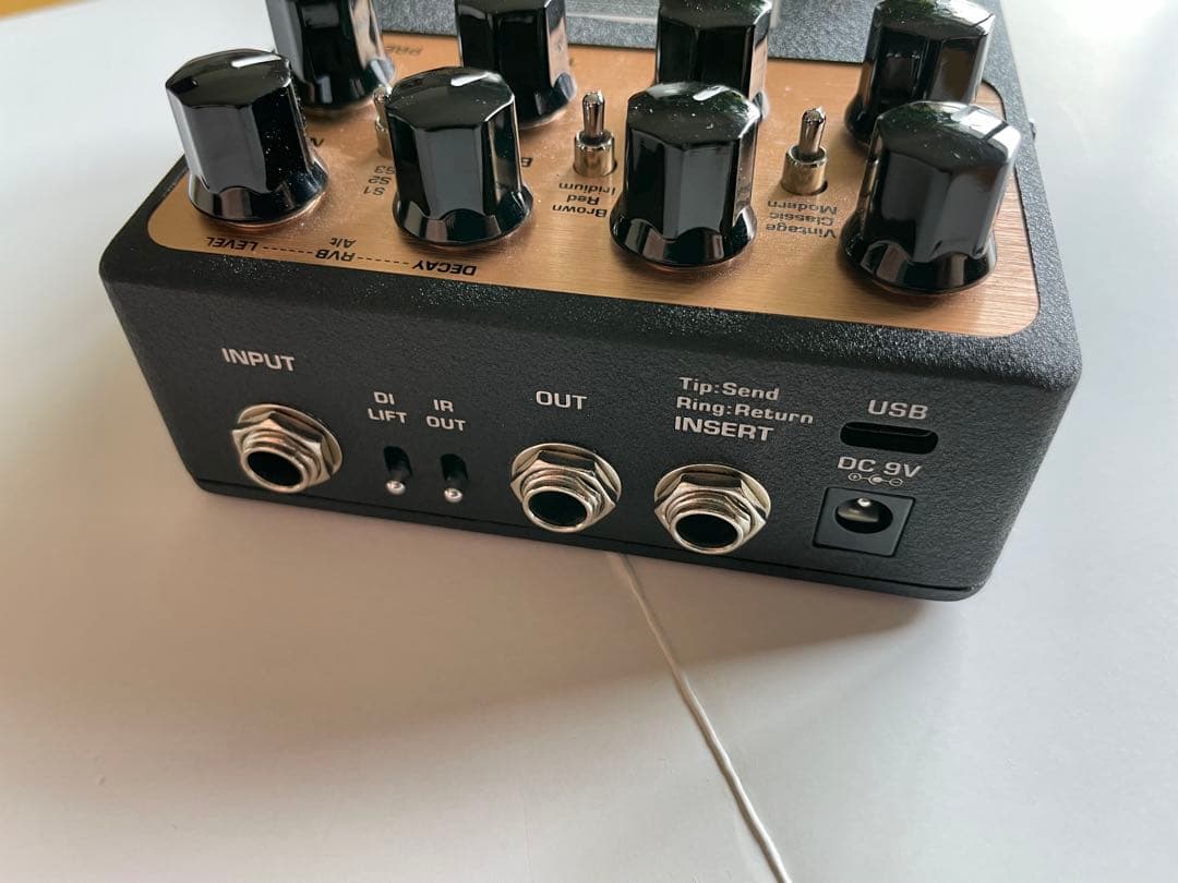 美品 NUX Amp Academy 純正アダプター未使用専用ケーブル付き・元箱
