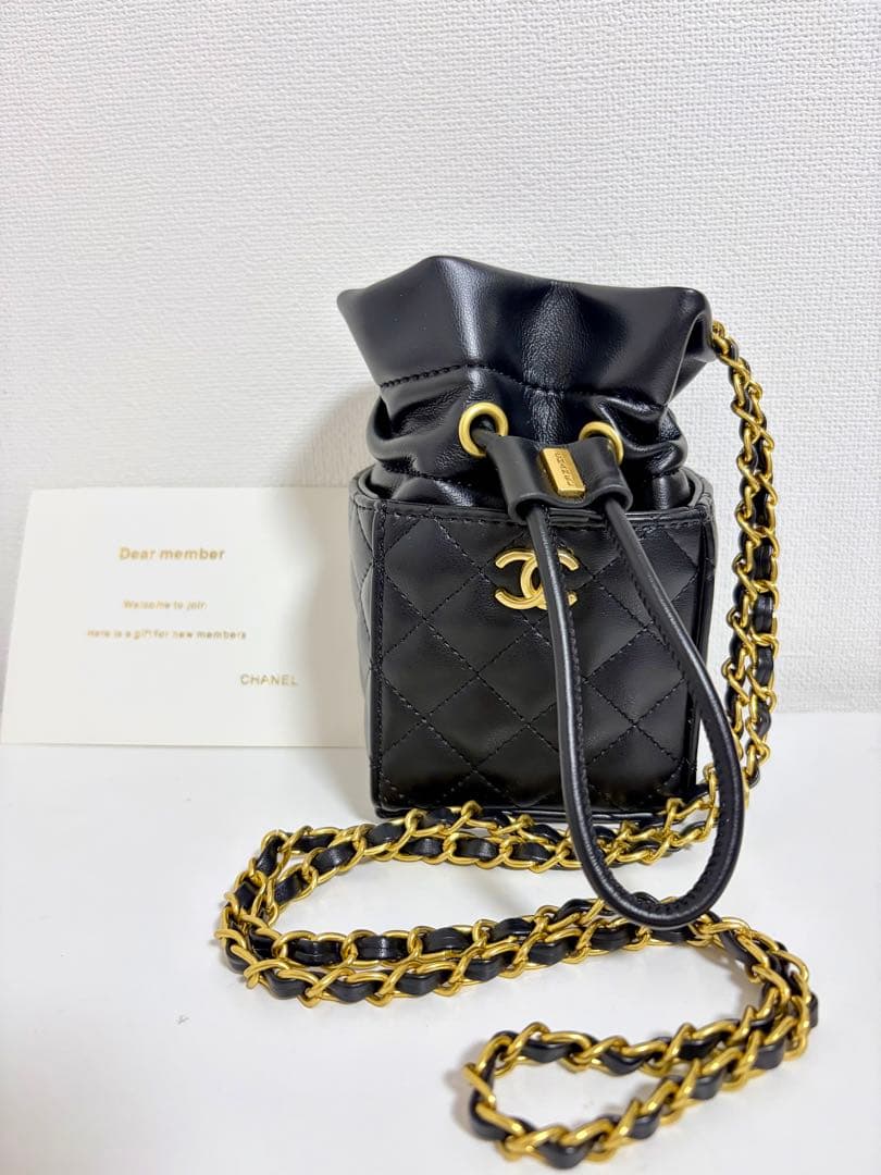 CHANEL ミニマトラッセ　ショルダーバッグ