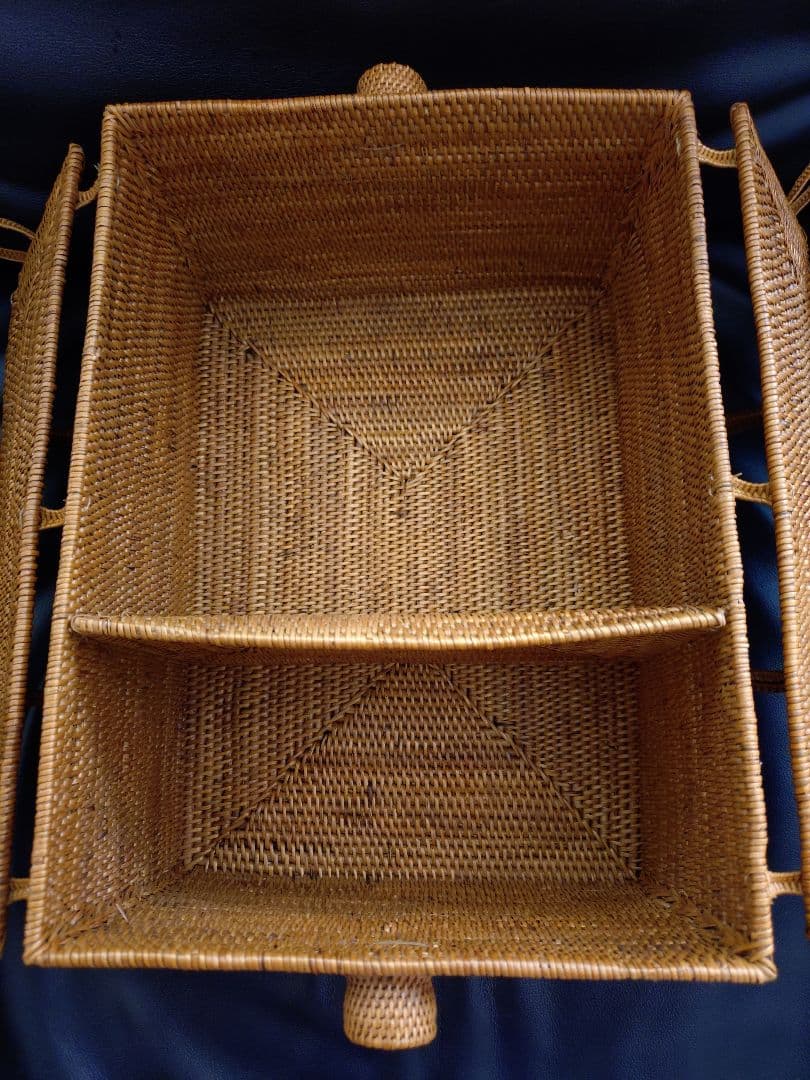 【バリ島アタ製】ハンドメイド かご バスケット バッグ