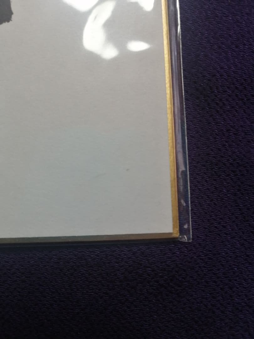 ★藤井聡太六冠　直筆色紙　四段時代　　本物　落款有り　【本品この世に1枚のみ】