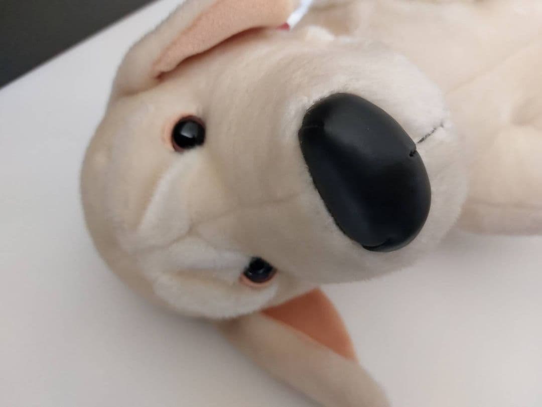 ラブラドール レトリバー ぬいぐるみ レトロ タグ付き