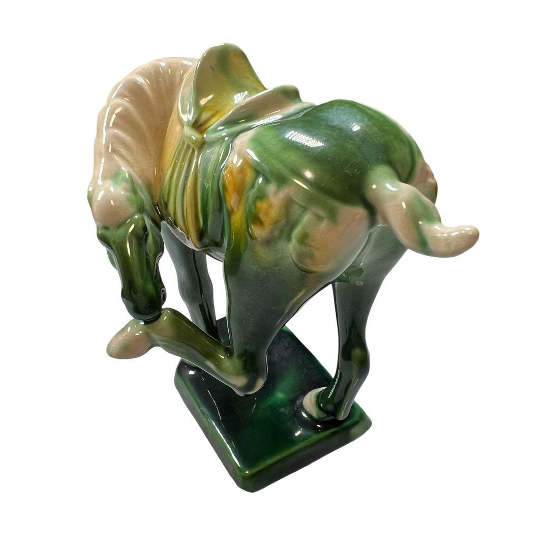 唐三彩 陶器の馬 5体セット