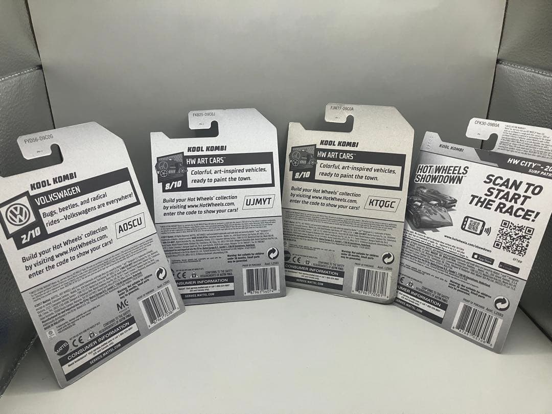 HW クールコンビ (VW KOOL KOMBI)／USカード 4個セット レア