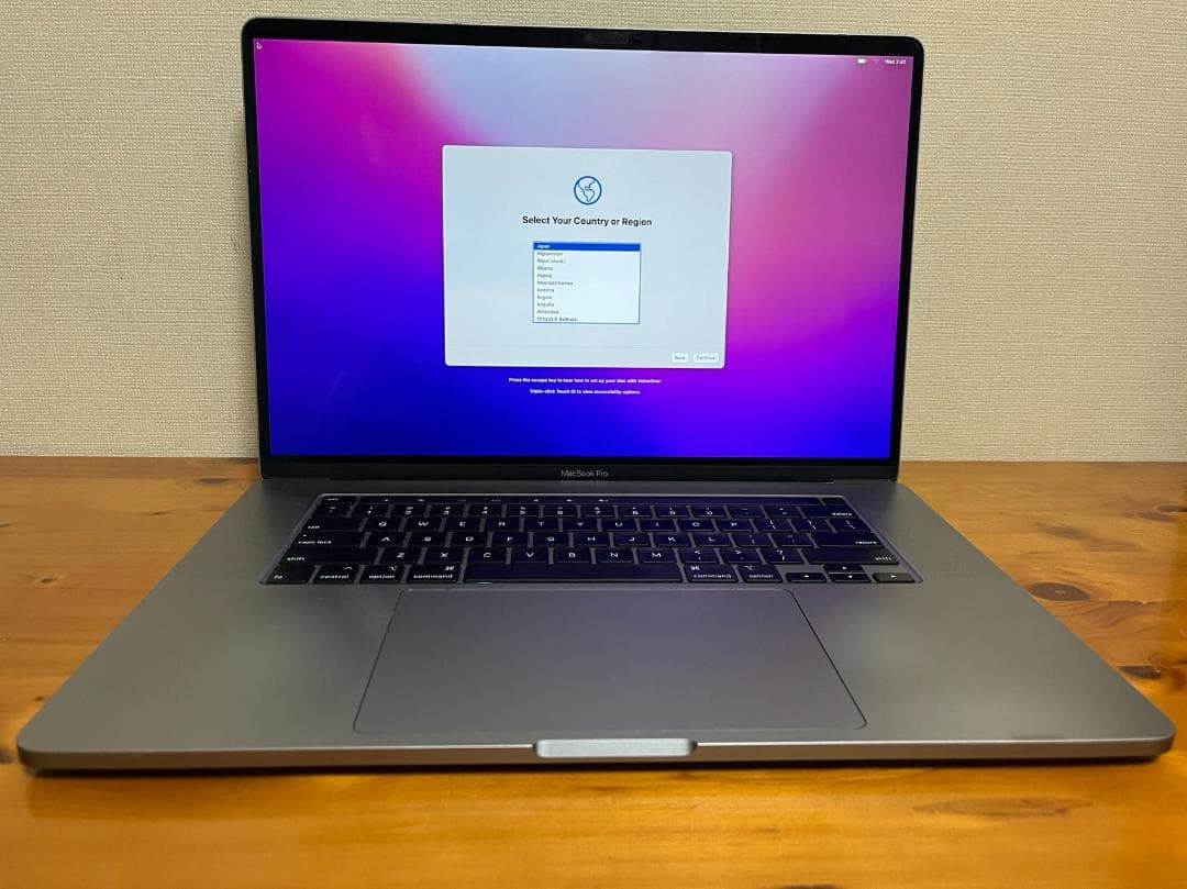 MacBook Pro 16, 2019, i7, 32G, 1TB, USキー