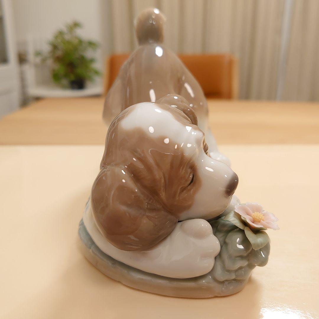 【極美品 無欠損 絶版】LLADRO リヤドロ 6832『くんくん、いい匂い』