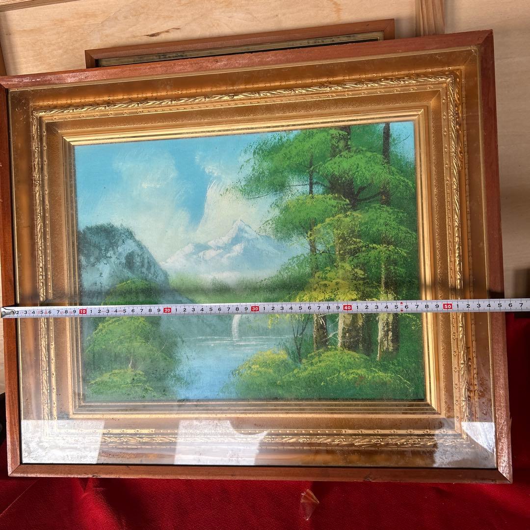 額縁 油彩飾り額 風景画