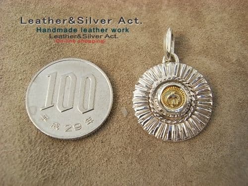 イーグル　ゴールド　ペンダントトップ　ネックレス　ハンドメイド　シルバー925