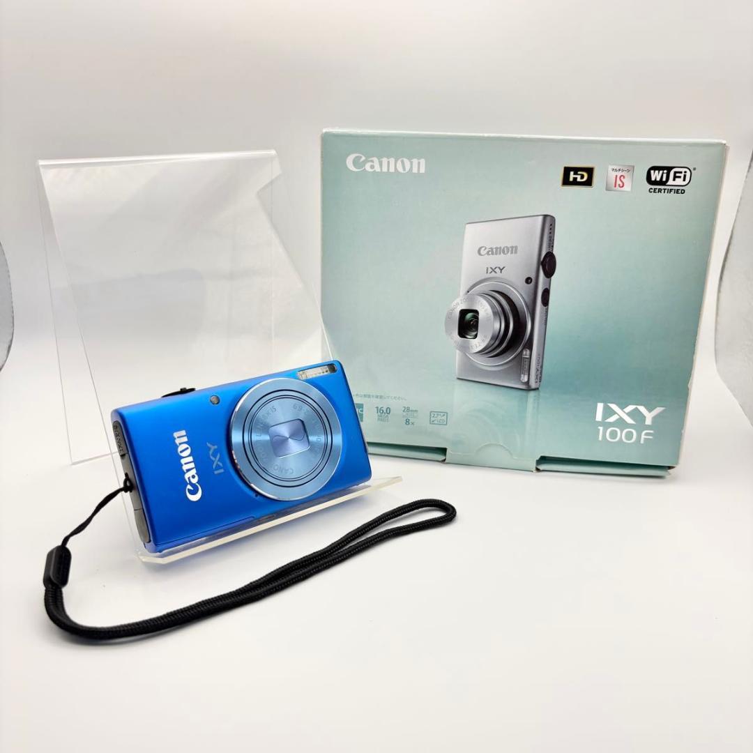 Canon IXY 100F ブルー キヤノン コンデジ キャノン デジカメ