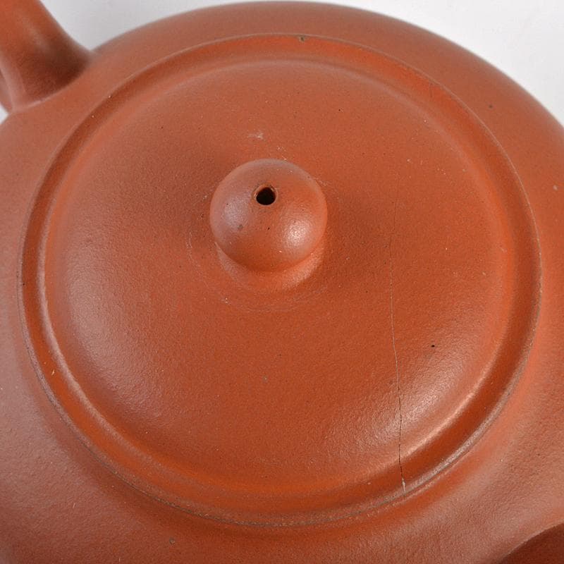 中国　荊渓恵孟臣製　 紫砂　朱泥　急須　茶壷　C　R6954