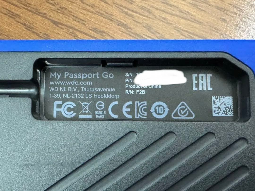 WD My Passport Go 外付けSSD 1TB