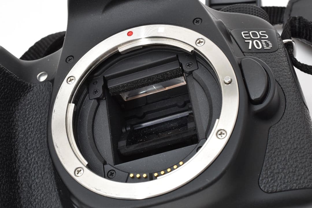 極美品 Canon EOS 70D デジタル一眼　カメラ ボディ ストラップ付き