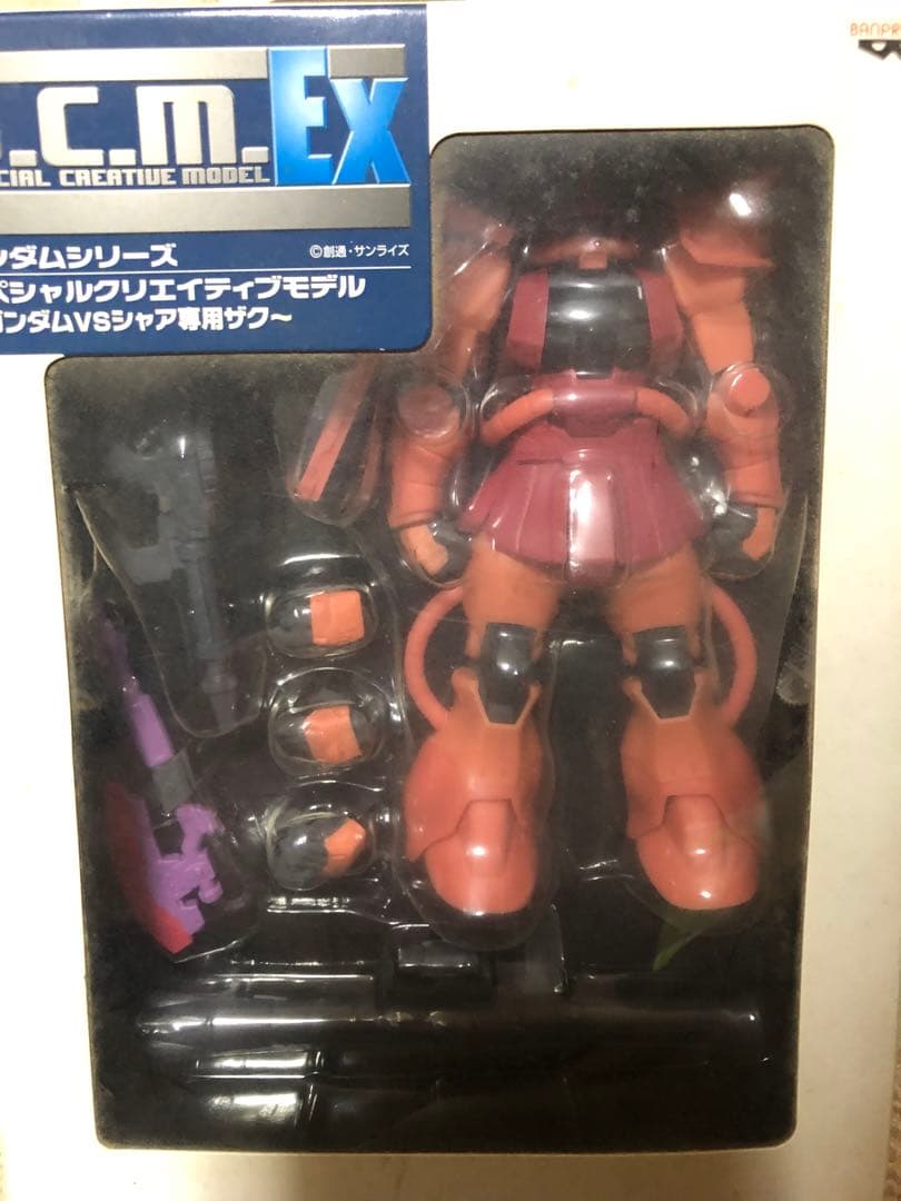 未開封品 S.C.M ex ガンダム シャア専用ザク 2体セット