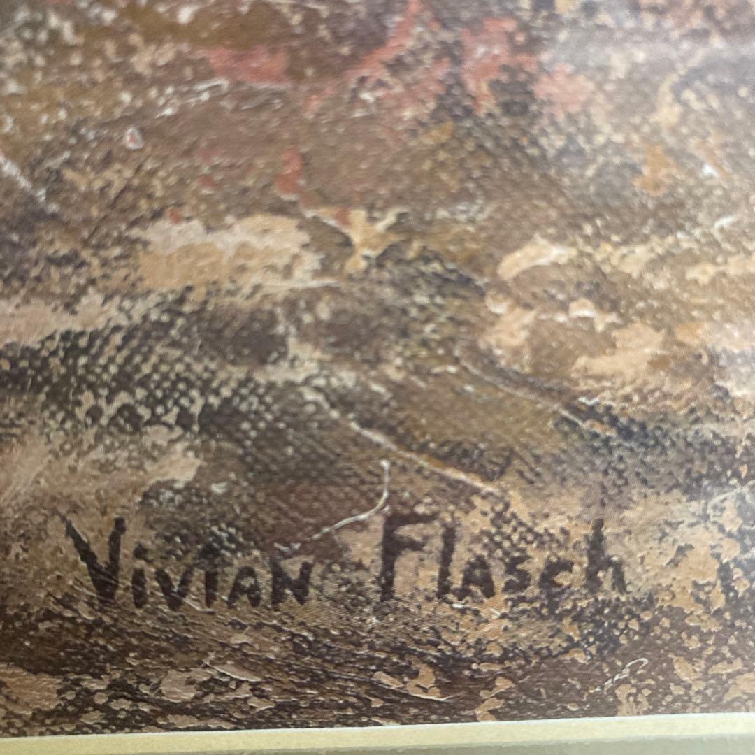絵画洋画(72cm×62cm)Vivian Flasch
