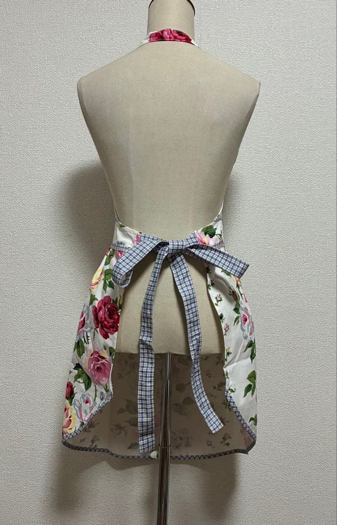 ローラアシュレイ エプロン 薔薇 ローズ