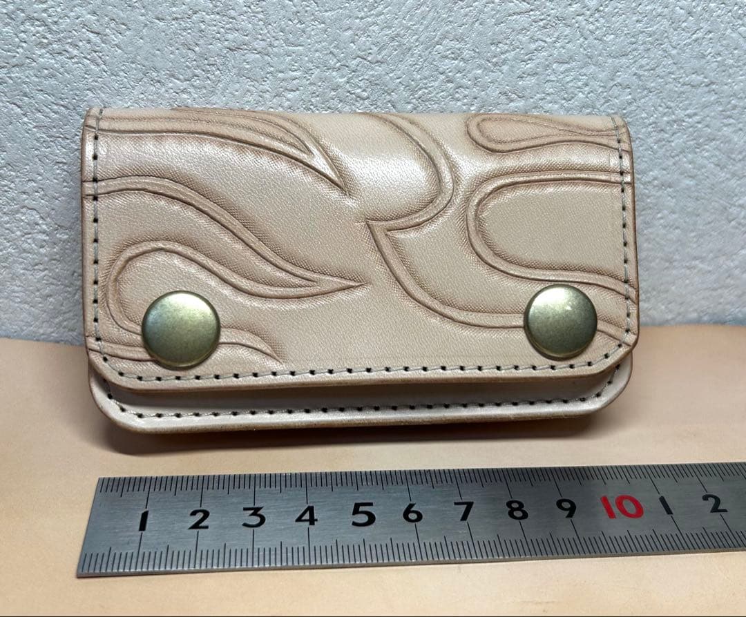 ヌメ革 トラッカーウォレット　ショートトラッカーウォレット コンパクト財布