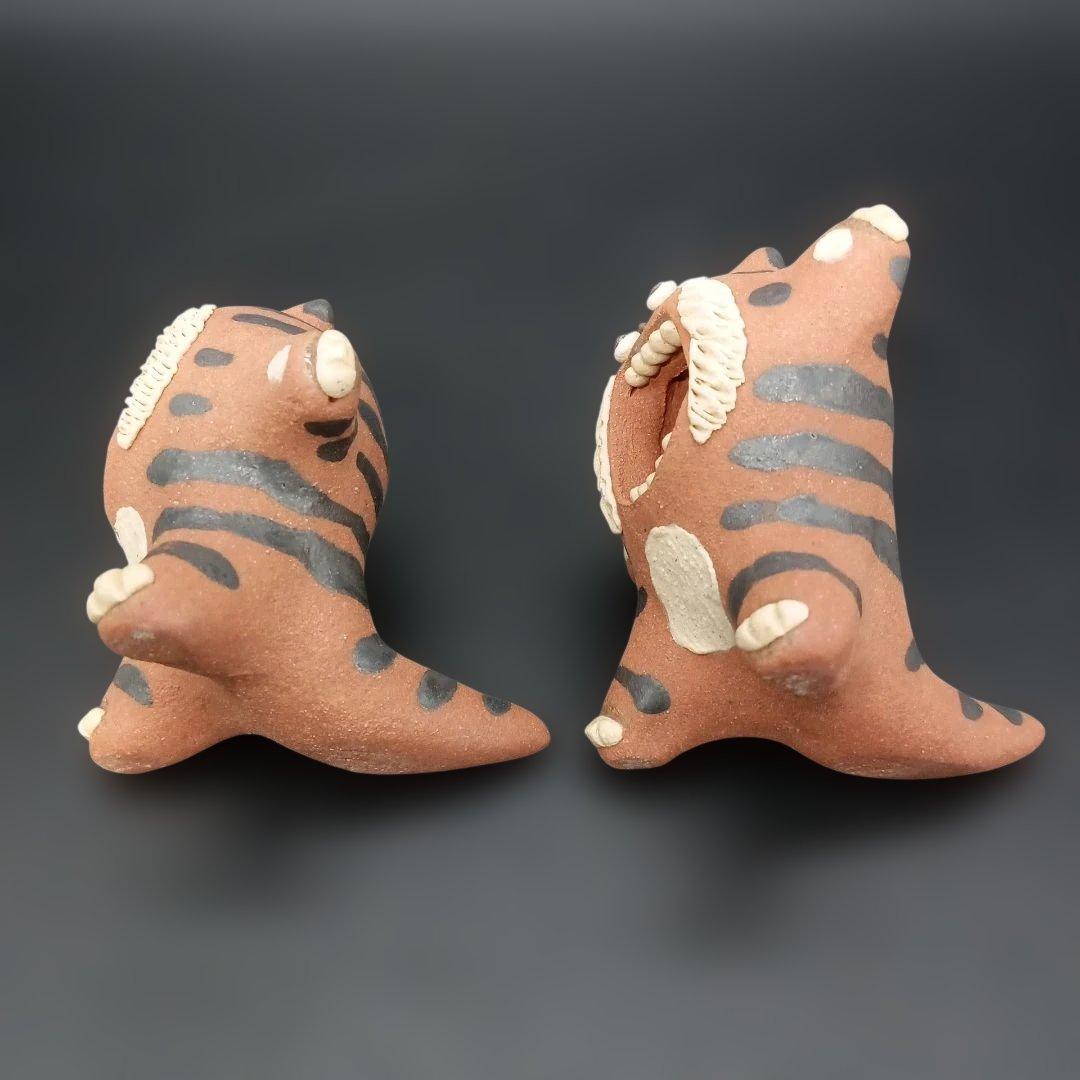 【新品未使用】癒し　とら　セット　美濃焼　置物