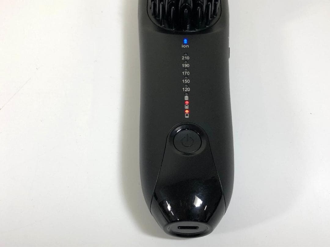 【美品】アゲツヤ コードレスブラシアイロンプラス ブラック AG-0005-B