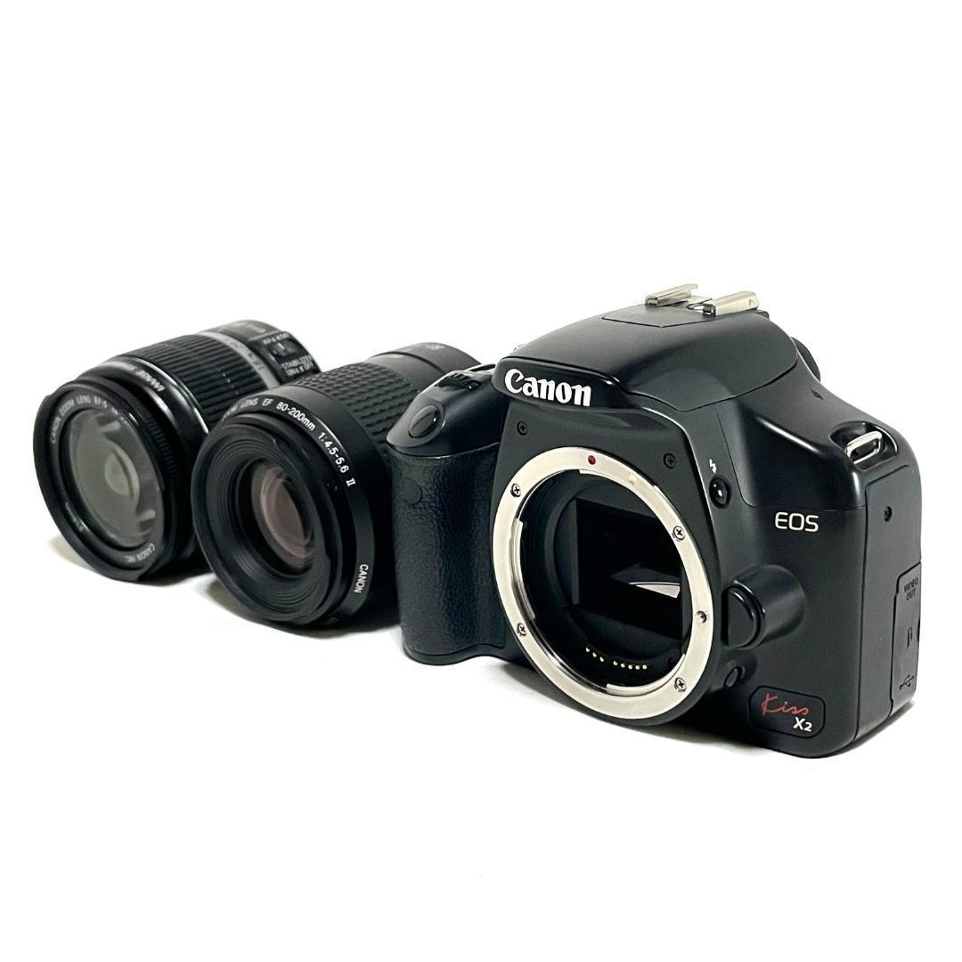 撮りたい場面を迷わない❣️ Canon EOS Kiss X2 Wレンズセット