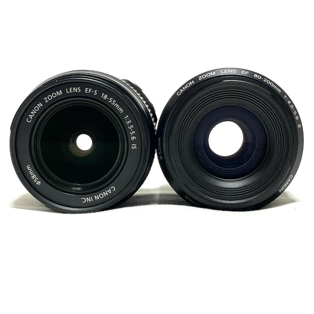 撮りたい場面を迷わない❣️ Canon EOS Kiss X2 Wレンズセット