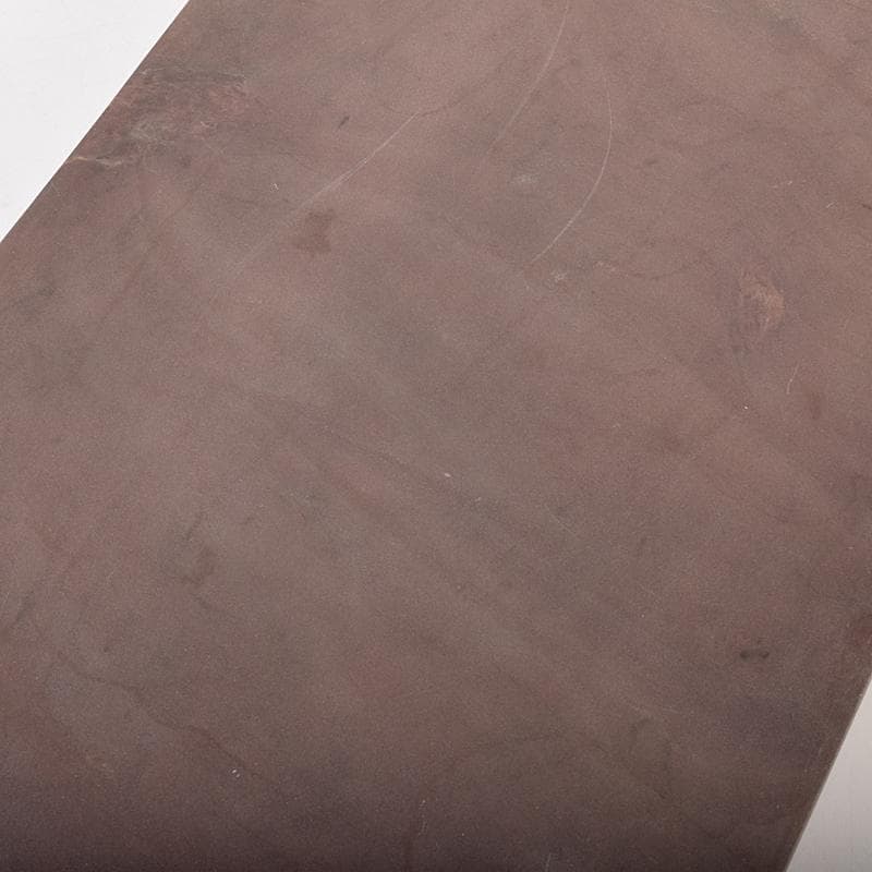 中国　書道具　端渓硯　唐木箱付　M　R7555