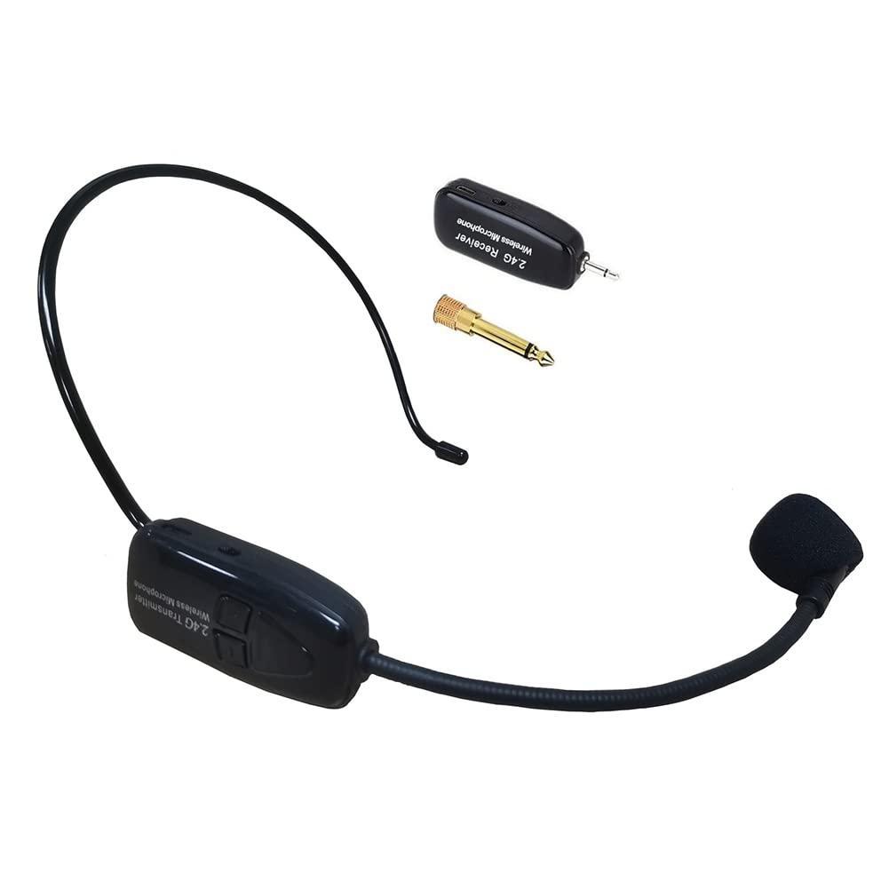 2.4G ワイヤレス ヘッドセット マイク ロフォン ステージ ポータブル拡声A