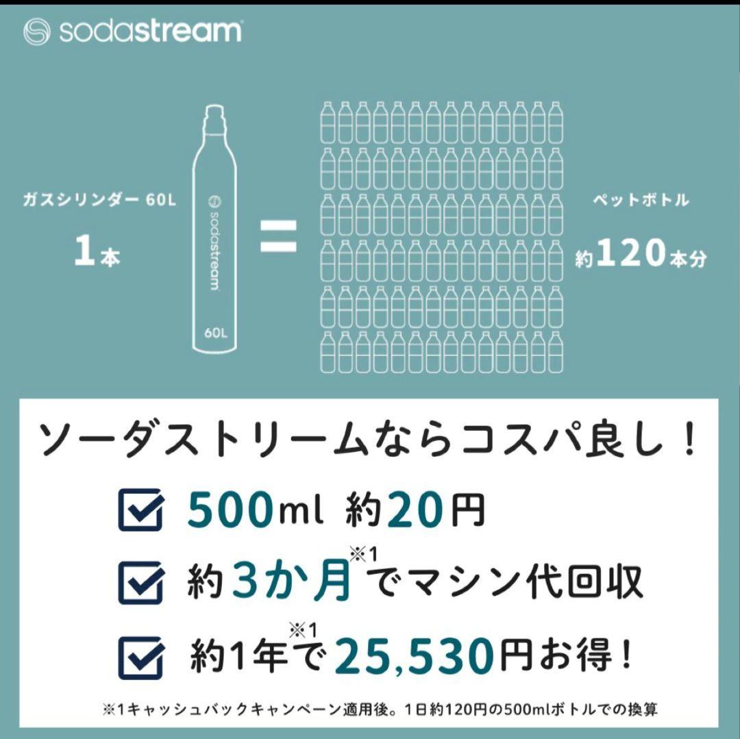 【新品・未使用】ソーダストリーム GAIA (ガイア) スターターキット