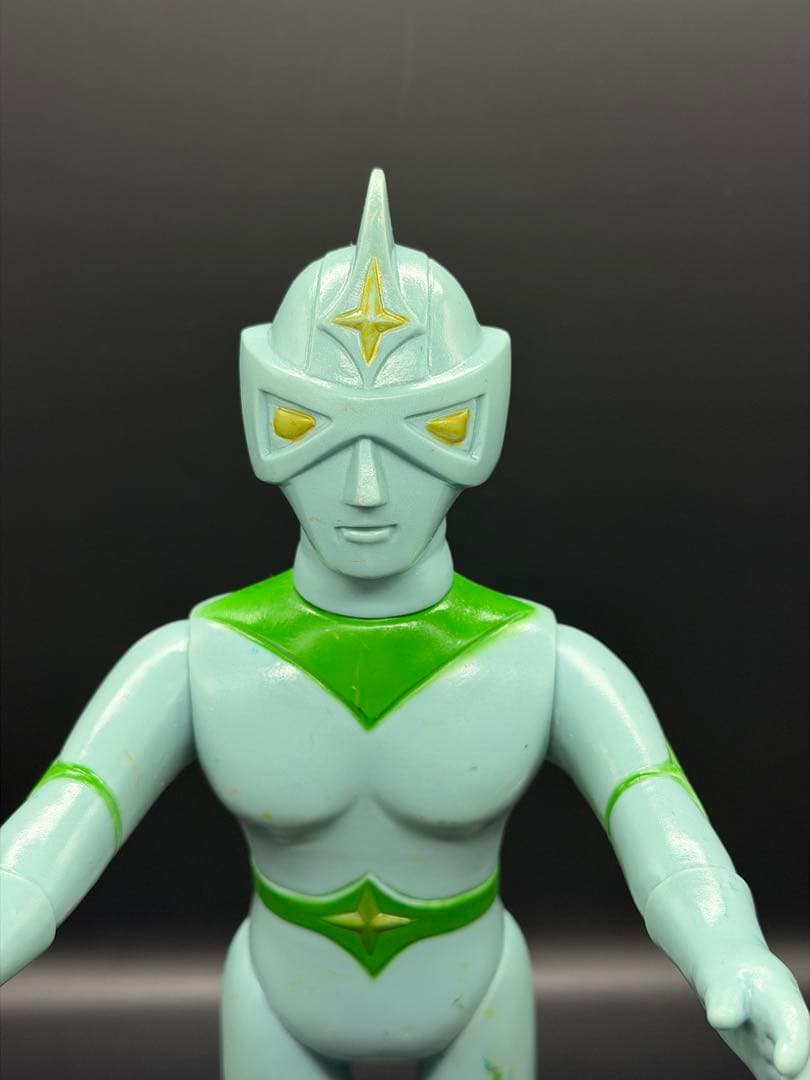 【希少・当時物】ブルマァク ミラーマン 大サイズ ソフビ 全高約29cm 経年品