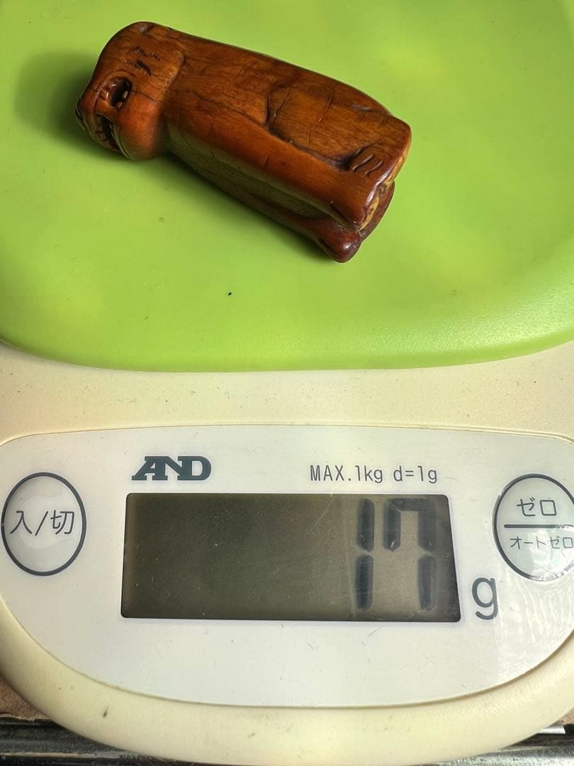 根付　虎 置物 彫刻