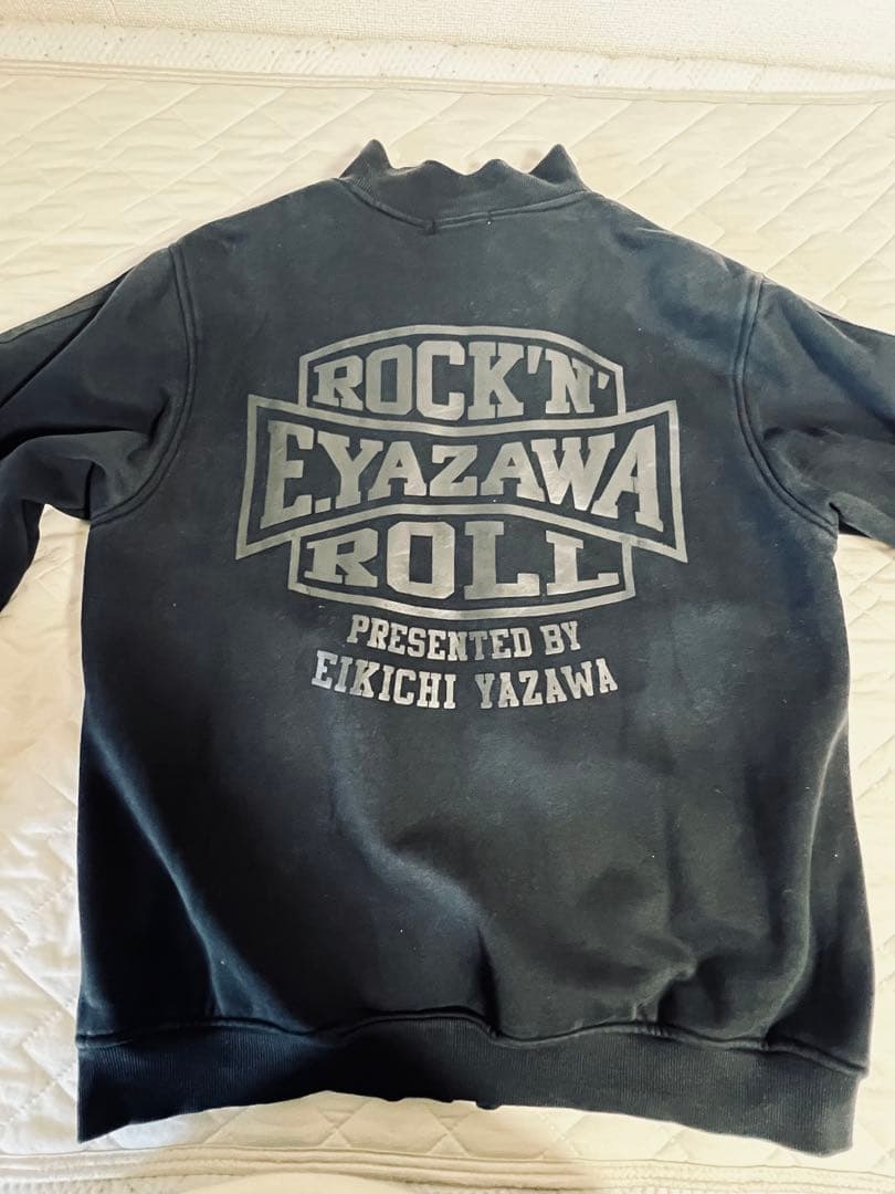 矢沢永吉　ジャンパー ROCK'NROLLブラック サイズXL