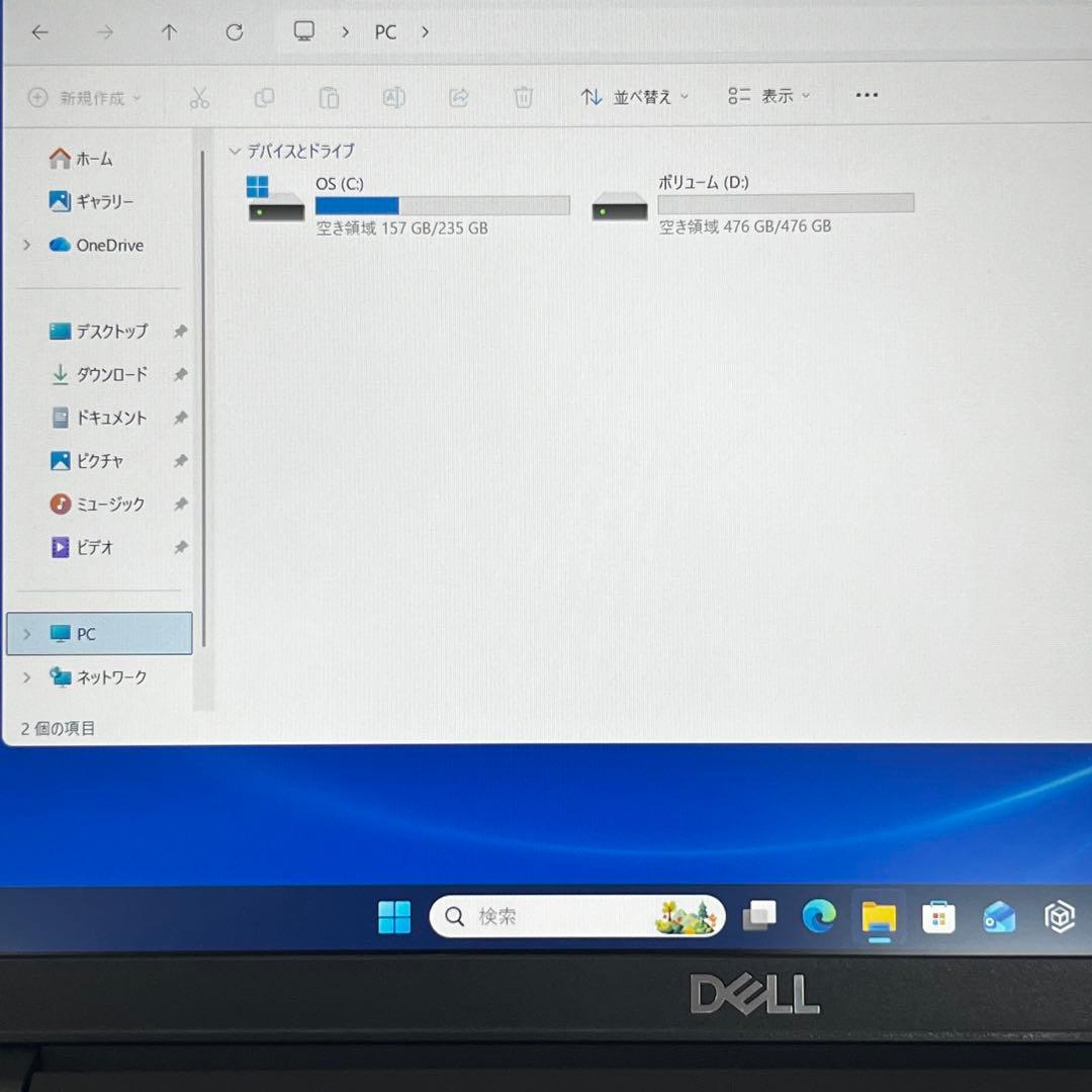 DELL SSD256+512GB 16GB 第11世代パソコン