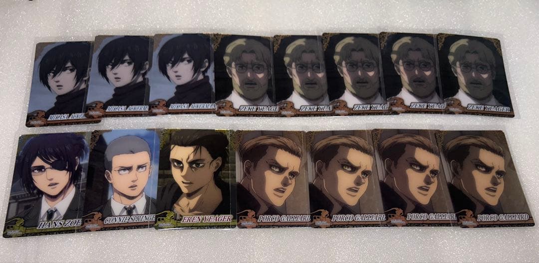 進撃の巨人 ウエハースカードまとめ売り