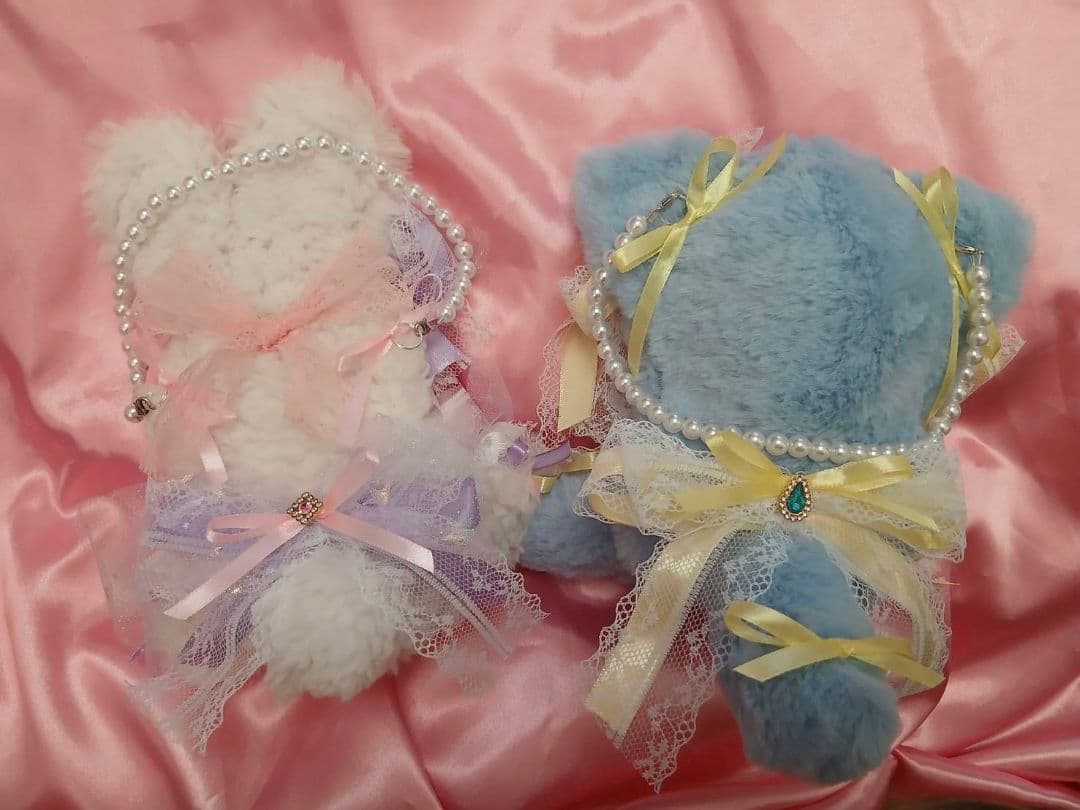 しお様　ぬい服ふわふわ猫耳うさみみおすわり着ぐるみ推しぬい推し活　ゆめかわ