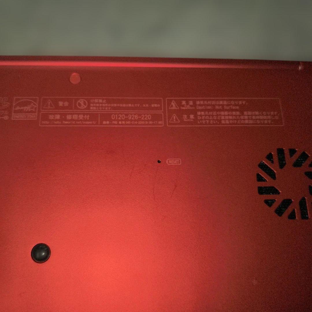 通電のみ確認 FMV LIFEBOOK UH90/L Red タッチパ