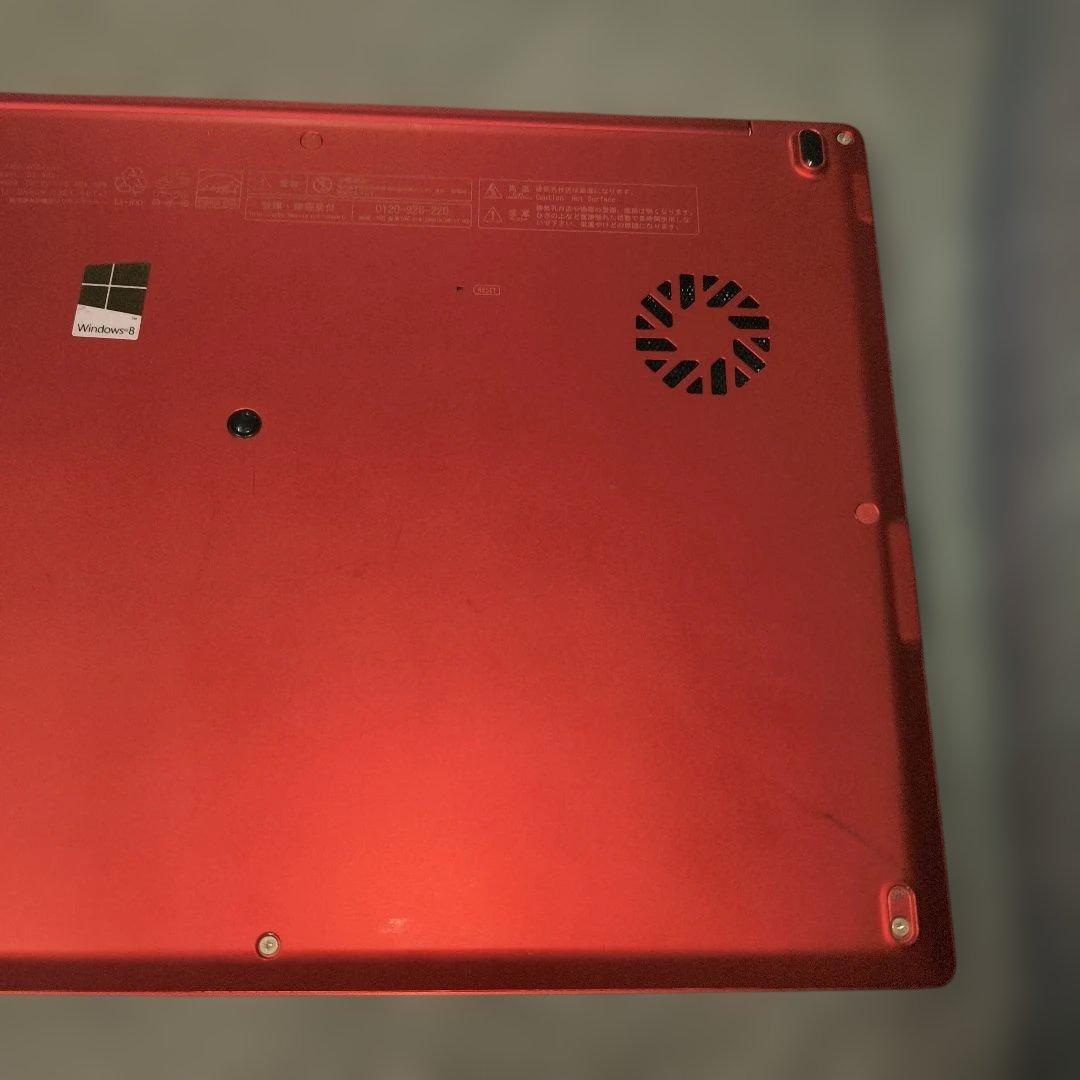 通電のみ確認 FMV LIFEBOOK UH90/L Red タッチパ