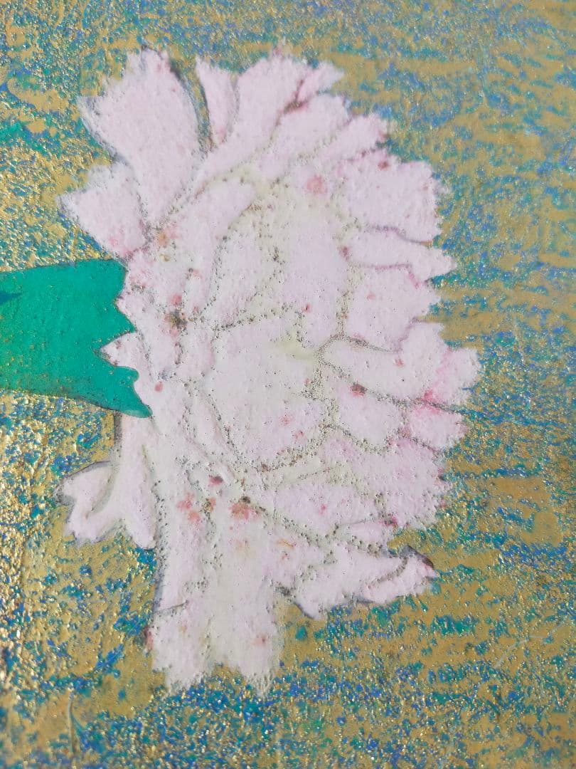 【真作・美品】森戸國次「芍薬図」肉筆／金地背景／日展特選作家／和モダン／高級額装