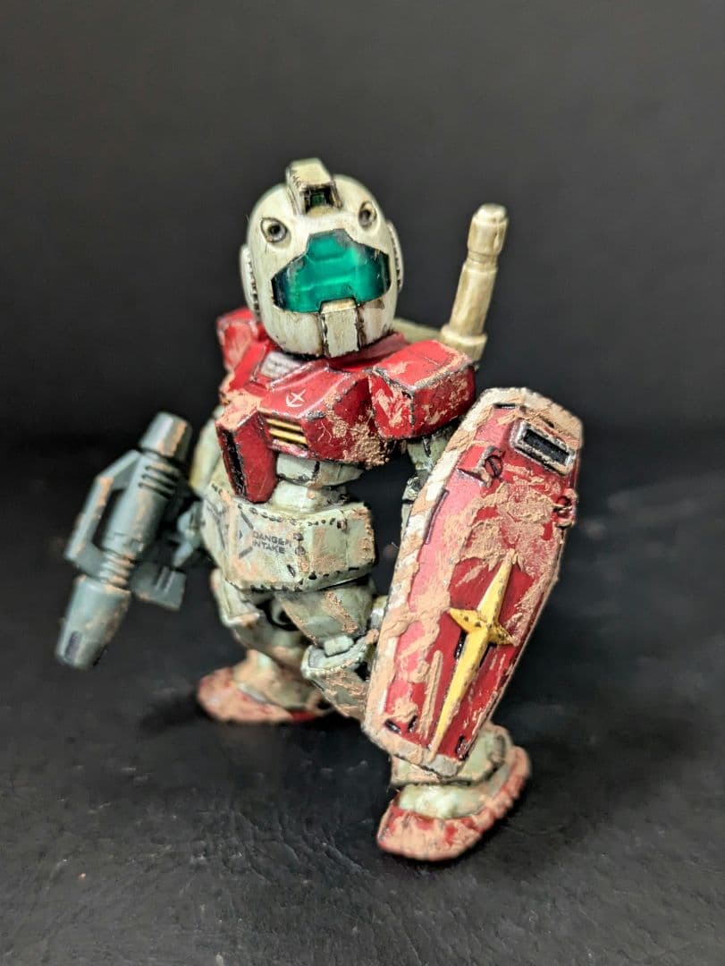 ならぶんです　コンバージ　ガンダム　ウェザリング　3体