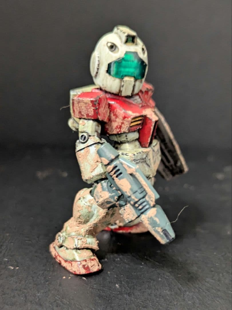 ならぶんです　コンバージ　ガンダム　ウェザリング　3体