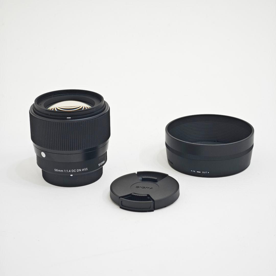 【新品同様】Sigma 56mm F1.4 DC DN マイクロフォーサーズ